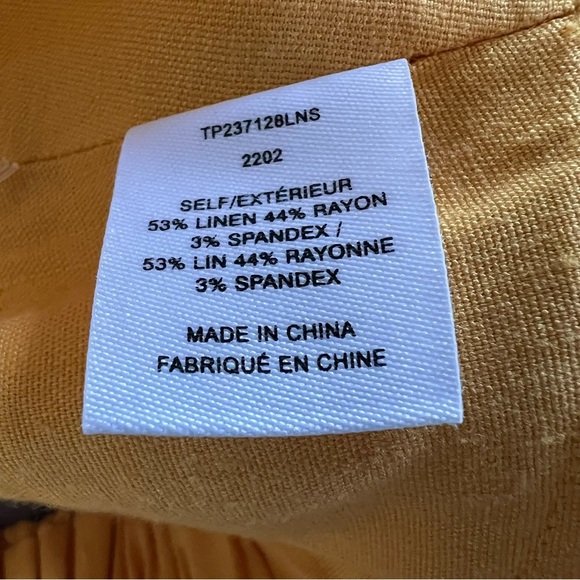 NWOT Derek Lam 10 Crosby GIANNA Linen Blend Wrap Bustier Crop Top SZ 4 - Picture 5 of 8